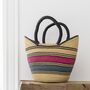 Tema Handwoven Shopping Basket, thumbnail 3 of 5