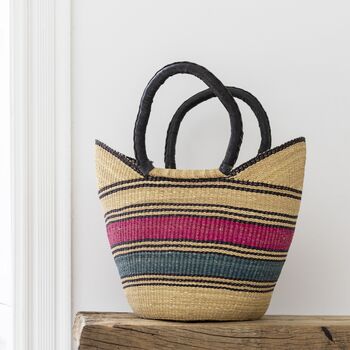 Tema Handwoven Shopping Basket, 3 of 5