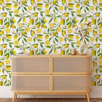 Lemon Tree Feature Wallpaper, 4 of 4