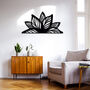 Floral Bloom Wooden Wall Art Artisan Botanical Panel, thumbnail 4 of 9