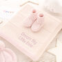 Pale Pink Welcome Baby Knitted Essentials And Toy Gift Set, thumbnail 4 of 12