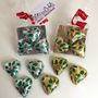 Christmas Chocolate Foiled Heart Favours, thumbnail 2 of 5