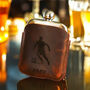 Personalised Buffalo Leather Sports Hipflask, thumbnail 3 of 12