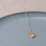 Gem Dot Moonstone June Birthstone Necklace, thumbnail 3 of 4