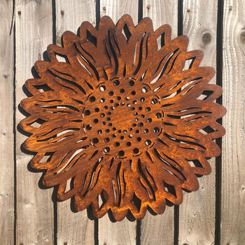 Sunflower Wall Feature , Garden Fence Decoration, 2 of 4