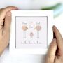 Personalised New Baby Glitter Pebble Picture, thumbnail 1 of 3