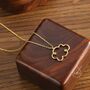 Sterling Silver Cloud Outline Pendant Necklace, thumbnail 2 of 11