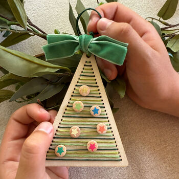 Make Your Own Stitched Christmas Tree Decoration, 5 of 5