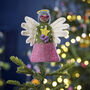Felt Christmas Angel Tree Topper, thumbnail 1 of 2