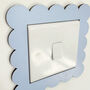 Custom Scalloped Edge Nursery Light Switch Cover, thumbnail 3 of 7