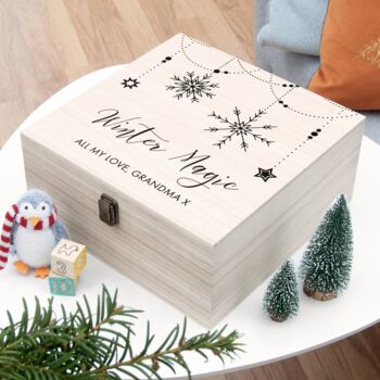 Personalised Winter Magic Christmas Eve Box, 3 of 5