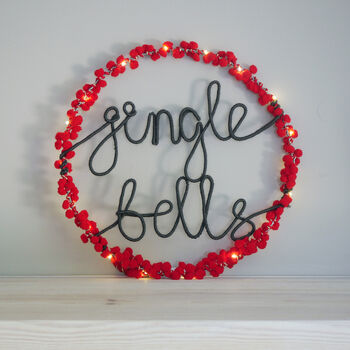 Jingle Bells Wreath Light, 5 of 11