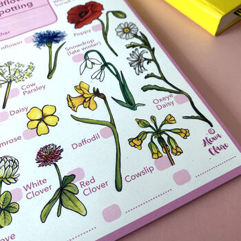 Wildflowers Spotting Journal Notepad, 6 of 11