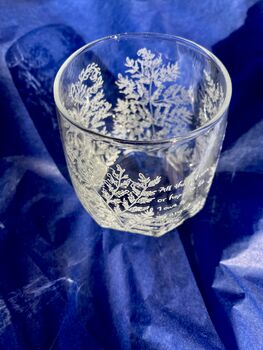 Isle Of Skye Fern Whisky Glass. Personalisation Available, 3 of 6