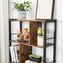 Four Tier Bookcase Industrial Style Storage Unit, thumbnail 9 of 12