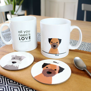 Personalised Dog Coaster And Mug Set, 2 of 11