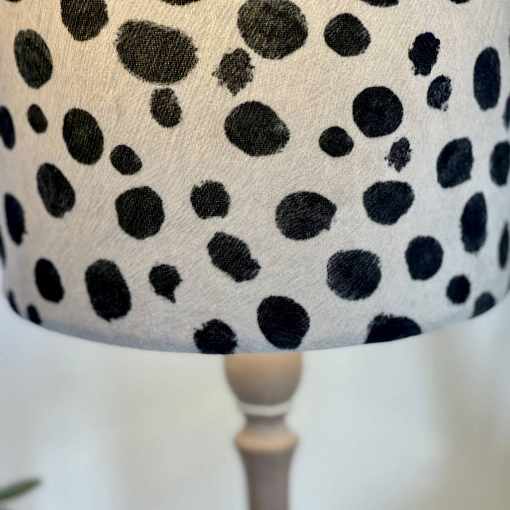 dalmation print lampshade