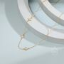 Starburst Cz Necklace In Sterling Silver, thumbnail 2 of 12