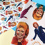 Cilla Inspired Wrapping Paper, Retro Camp 80s Gift Wrap, thumbnail 11 of 12