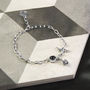 Sterling Silver Crowns And Swallow Bracelet, thumbnail 1 of 4