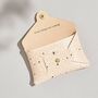 Personalised Ethereal Speckle Leather Card + Coin Purse, thumbnail 3 of 5