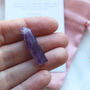 Amethyst Crystal Gift Set Heart, Tower And Mushroom Trio, thumbnail 5 of 5