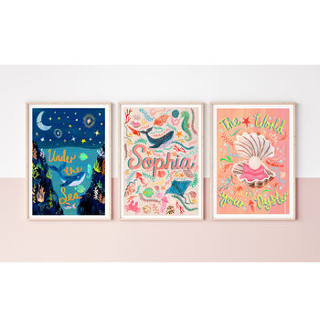 Sea Life Name Print Set, 3 of 12