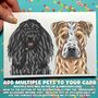 Custom Father's Day Card For Airedale Terrier Dog Dad, thumbnail 10 of 11