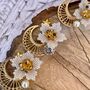 Set Of Three Floral And Celestial Bridal Hairpins, thumbnail 1 of 10