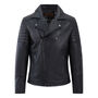 Luxury Biker Leather Jacket Men's, thumbnail 5 of 10