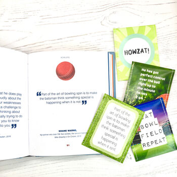 Cricket Tea And Book Gift Set | Cricket Player Gift | Cricket Fan, 9 of 10