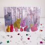 British Shorthair Rainbow Cats Forest Birthday Card, thumbnail 2 of 5
