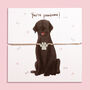 Black Labrador Paw Bracelet, thumbnail 1 of 7