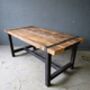 Reclaimed Industrial Medieval Table 112, thumbnail 1 of 6