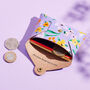 Personalised Floral Leather Card + Coin Purse, thumbnail 5 of 8