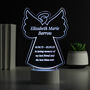 Personalised Angel Memorial LED Light, thumbnail 1 of 4