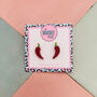 Red Chilli Pepper Glitter Resin Stud Earrings, thumbnail 1 of 4
