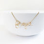 Personalised Handcrafted Name Necklace 14k Gold Filled, thumbnail 6 of 11