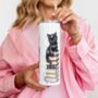 Personalised Cats With Books Insulated Tumbler Bottle, thumbnail 2 of 5