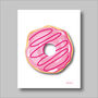 Pink Doughnut Print, thumbnail 1 of 5
