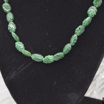 Green Aventurine Beaded Necklace: 18 Inch, 9 of 10