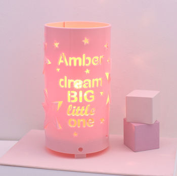 Personalised Dream Big Little One Star Night Light, 7 of 12
