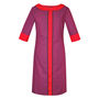 Bloomsbury Tunic Dress Purple Red, thumbnail 5 of 6