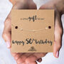 50th Birthday For Her Silver Plated Star Bracelet And Gift Wrap, thumbnail 8 of 9