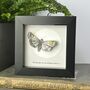 Personalised Hand Drawn Moth Artwork With Book Pages And Moon, thumbnail 2 of 7