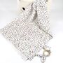 Liberty Cotton Baby Blanket, Muslins, Teether Set, thumbnail 6 of 8