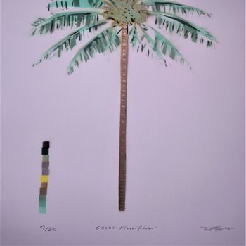 'Coconut Palm' Original Stencil Edition, 8 of 10
