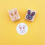 Cute Easter Bunny Rubber Stamp, thumbnail 1 of 2