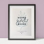 Personalised Home Letterpress Palm Print, thumbnail 1 of 3