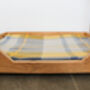 Engraved Oak Dog Bed With Bespoke Sizes, thumbnail 3 of 11